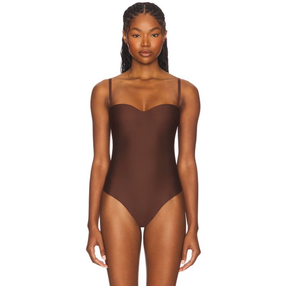 SKIMS Molded Underwire Bodysuit with removable straps